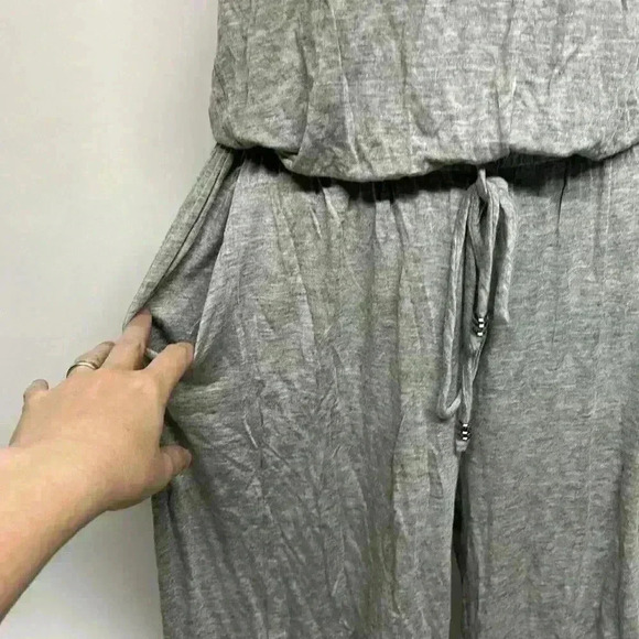 12 PM by Mon gray tank top jumpsuit size small - Picture 5 of 9